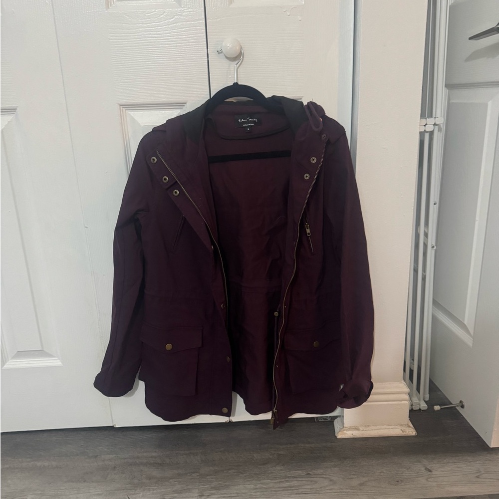 Purple Hooded Jacket